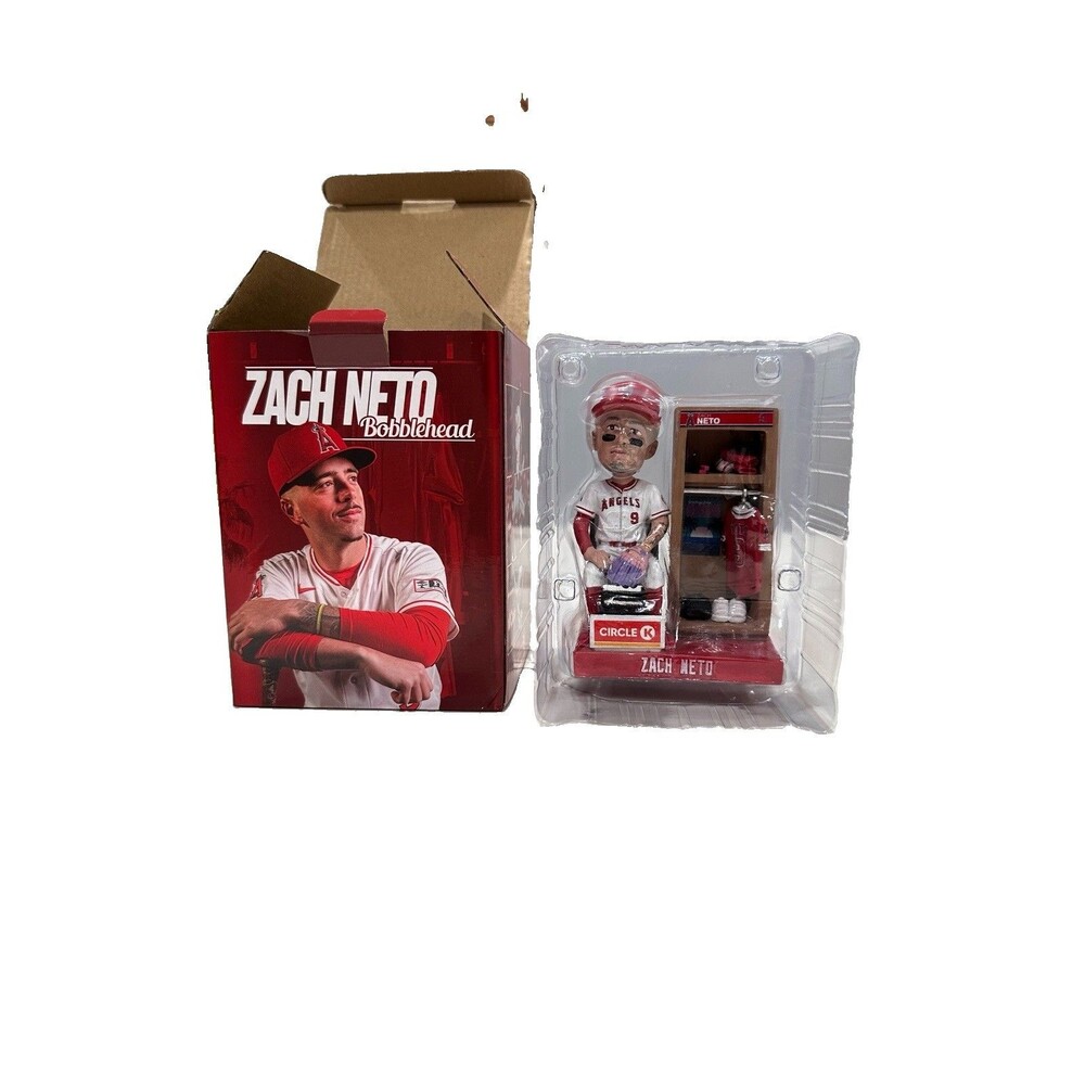 ZACH NETO Los Angeles Angels Bobblehead SGA 8/28/26 Giveaway New Unopened